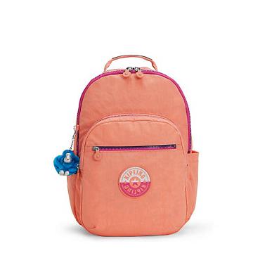 Kipling Seoul Large 15" Backpack Laptoptassen Oranje | België 1560BE